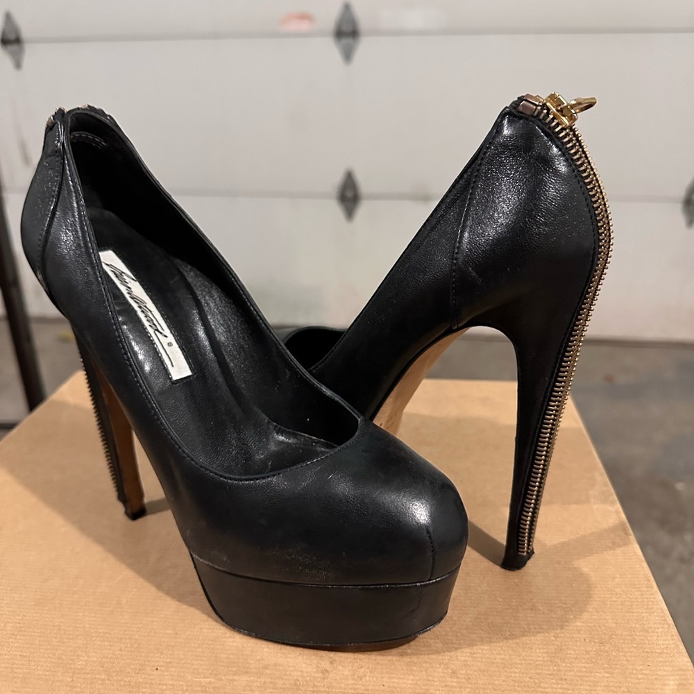 Brian Atwood zipper pumps